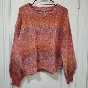 Frye & Co Sueded Rosewood Knit Sweater Long Sleeve Pullover | Size Medium